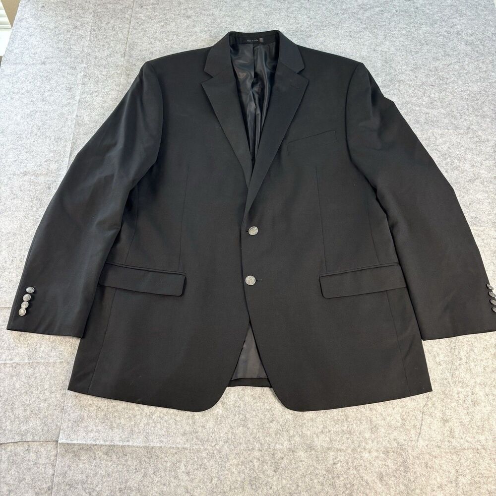 Michael Kors Black Silk Wool Blazer Sport Coat Suit Jacket Mens Size 46R India